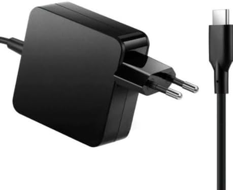 65W USB-C Laptop Charger Power Adapter – Fast Charging, Compact & Lightweight, Compatible with MacBook, Dell XPS, HP, Lenovo, Samsung, ASUS and More