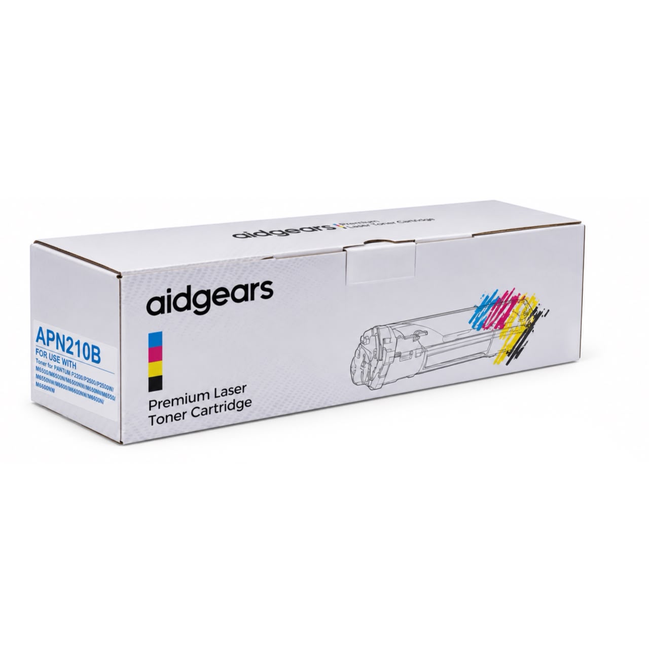 Aidgears APN210B Premium Laser Toner Cartridge – Black – Compatible with Pantum Printers